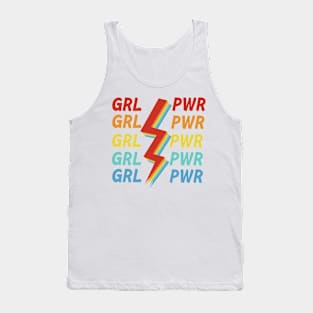 Girl Power Rainbow Tank Top